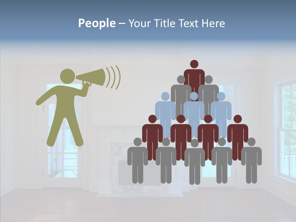 Inside Room Fireplace PowerPoint Template