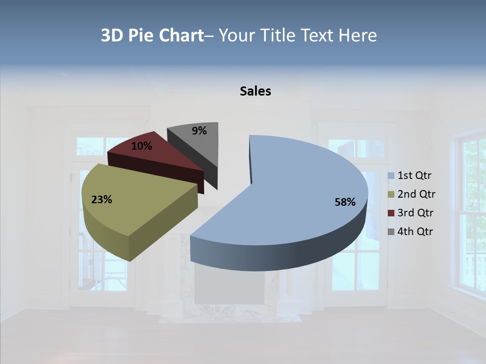 Inside Room Fireplace PowerPoint Template