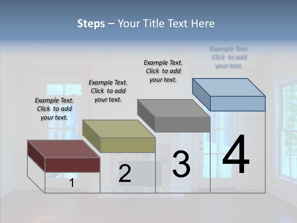 Inside Room Fireplace PowerPoint Template
