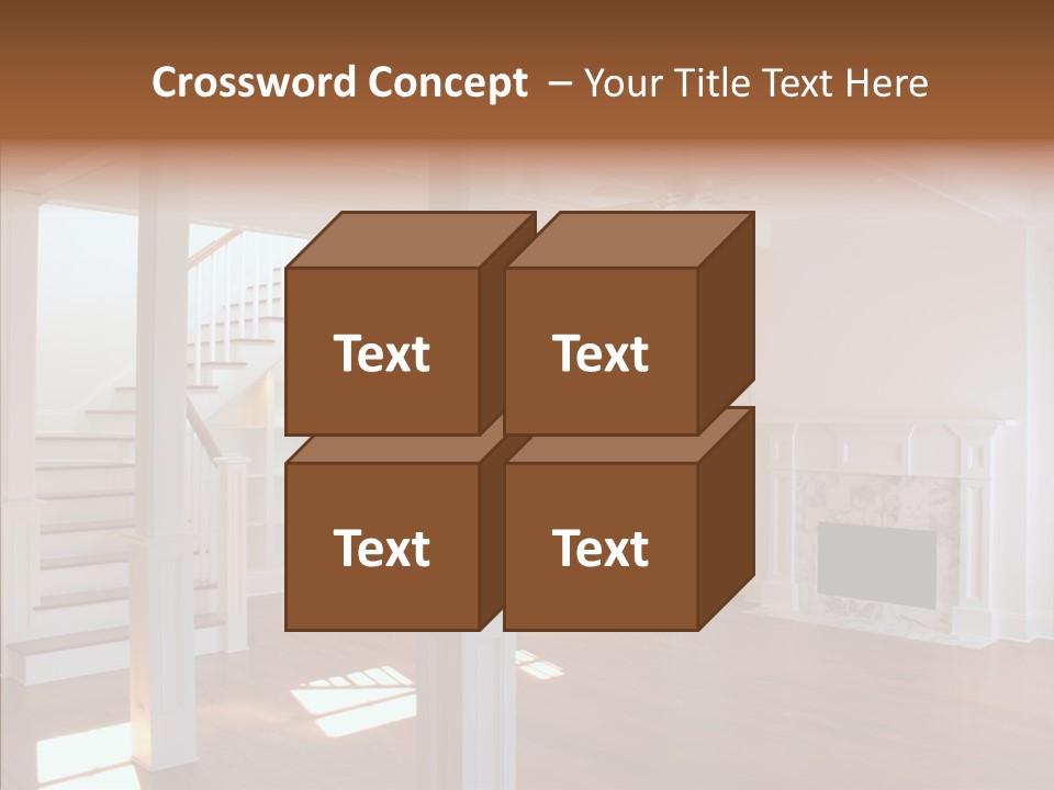 Mortgage Room Beam PowerPoint Template