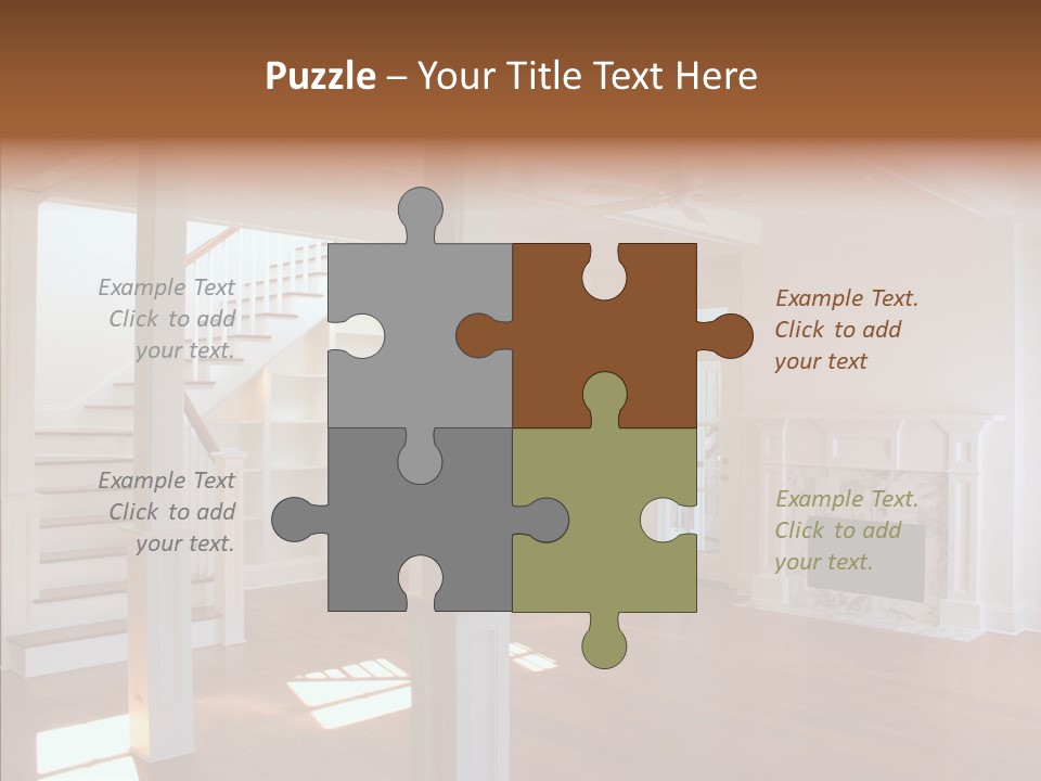 Mortgage Room Beam PowerPoint Template