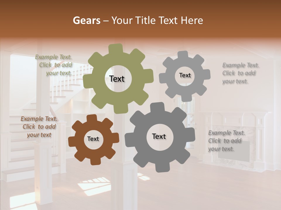 Mortgage Room Beam PowerPoint Template
