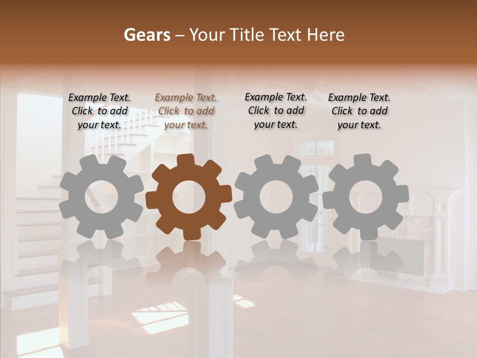 Mortgage Room Beam PowerPoint Template