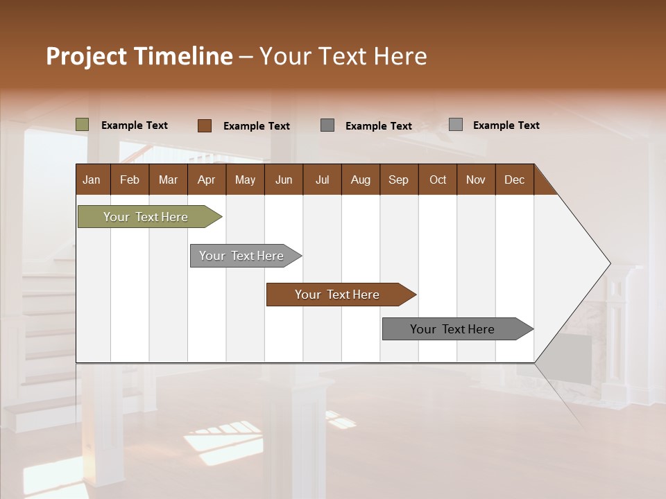 Mortgage Room Beam PowerPoint Template
