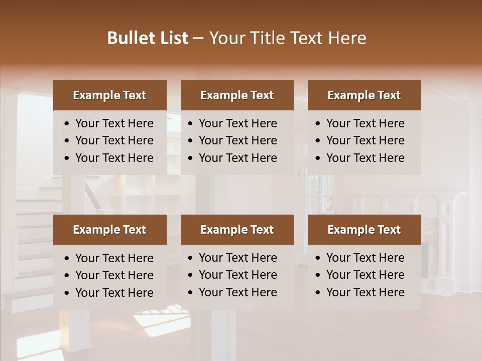 Mortgage Room Beam PowerPoint Template