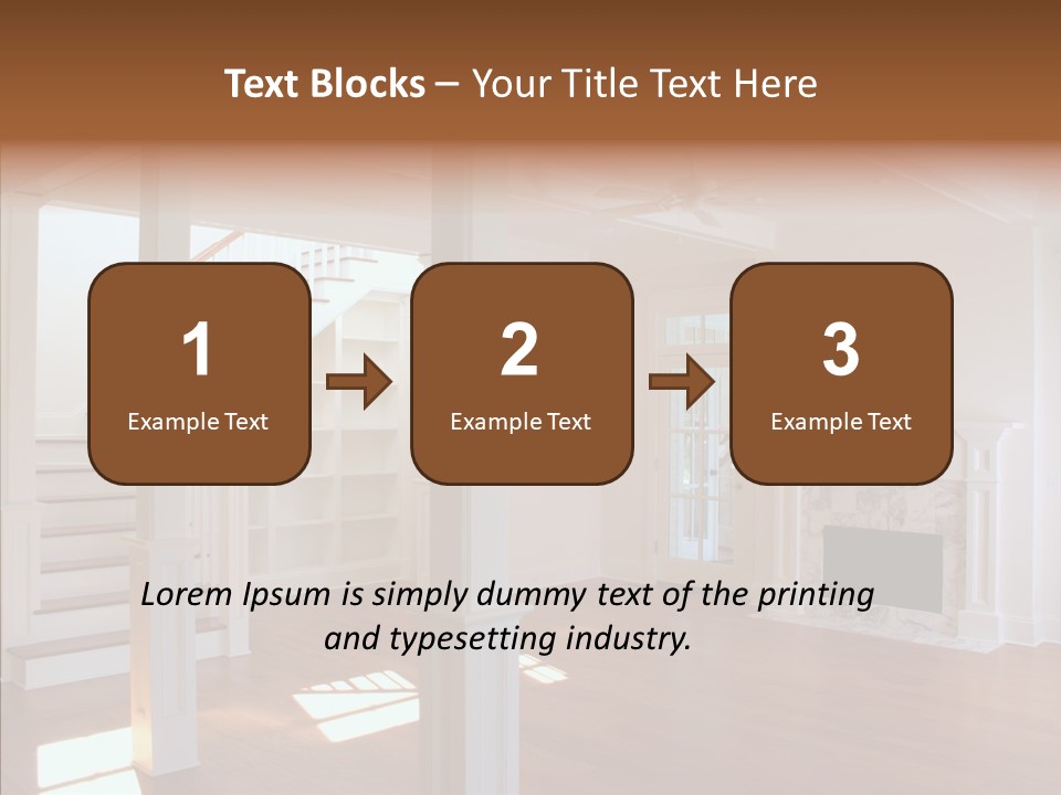 Mortgage Room Beam PowerPoint Template