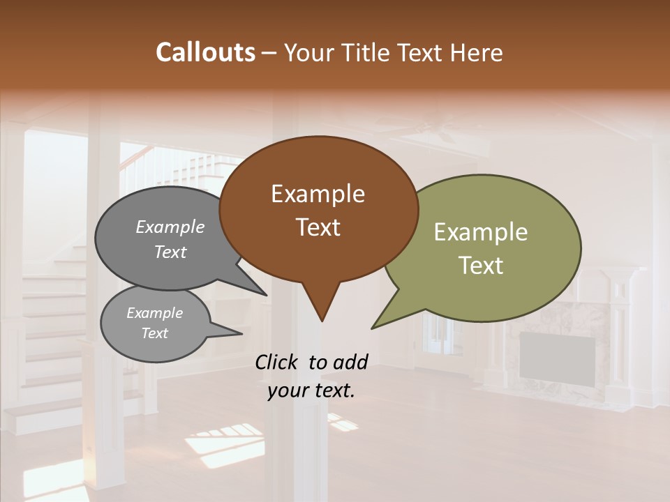 Mortgage Room Beam PowerPoint Template