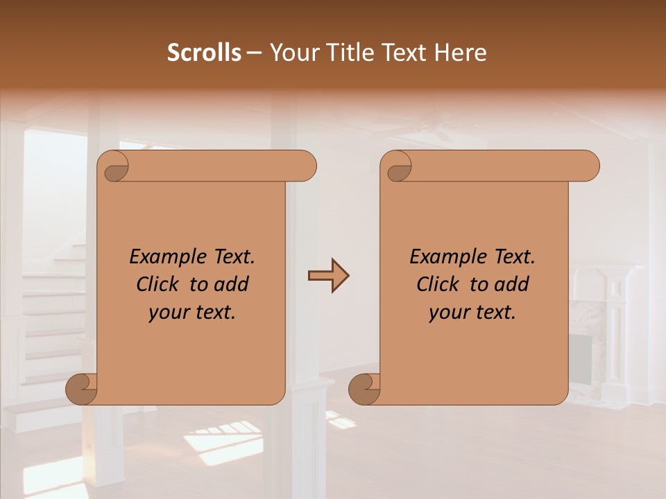 Mortgage Room Beam PowerPoint Template