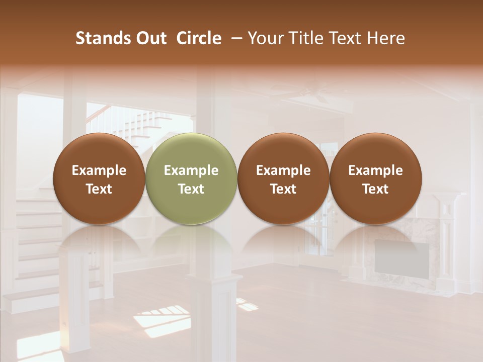 Mortgage Room Beam PowerPoint Template