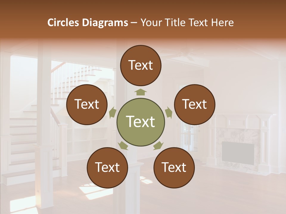 Mortgage Room Beam PowerPoint Template