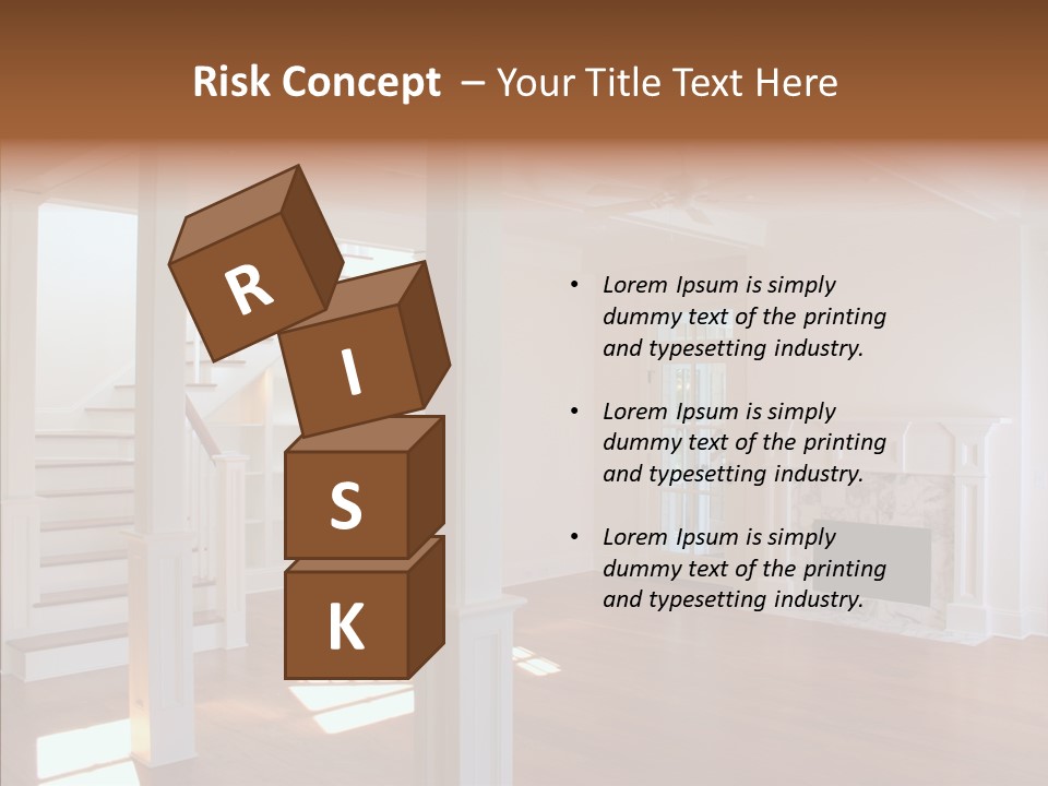 Mortgage Room Beam PowerPoint Template