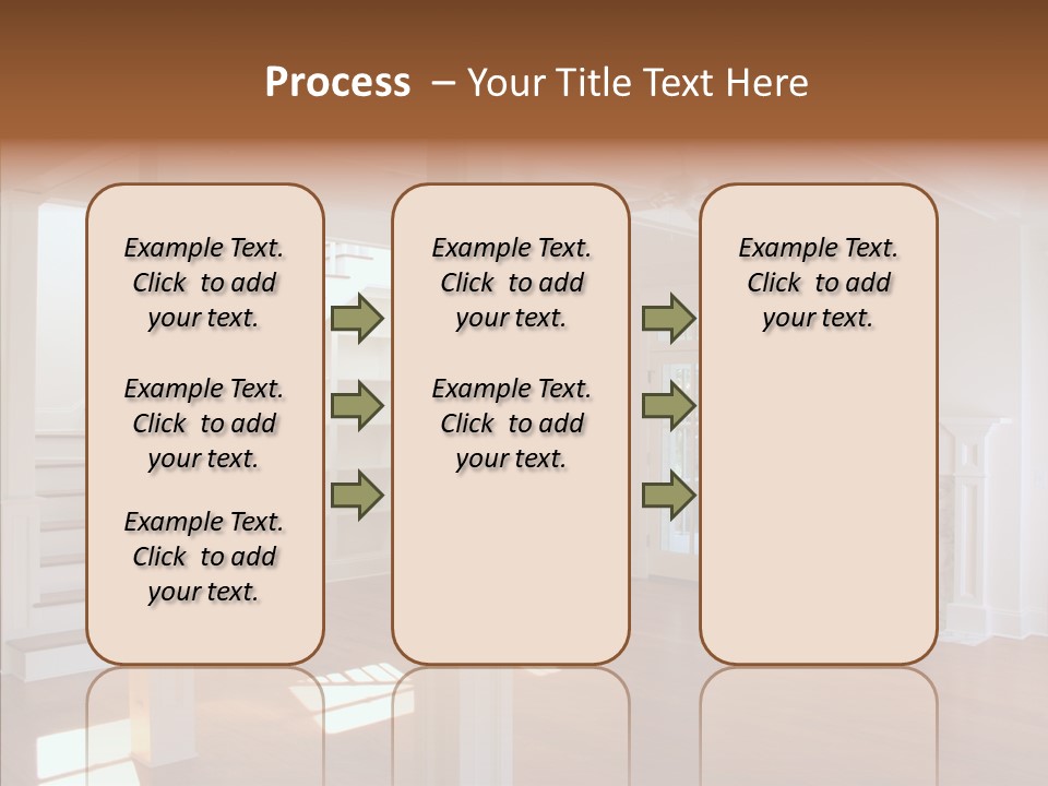 Mortgage Room Beam PowerPoint Template