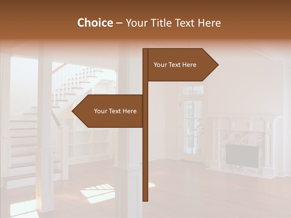 Mortgage Room Beam PowerPoint Template