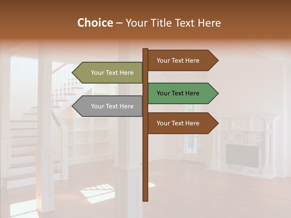 Mortgage Room Beam PowerPoint Template