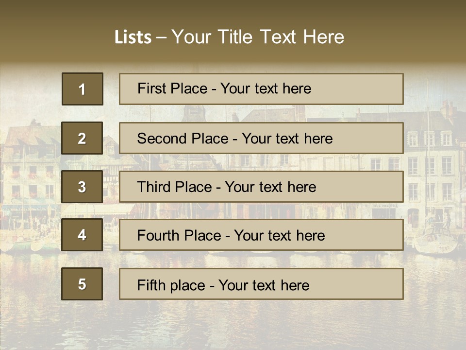 Ancient Touristic Atlantic PowerPoint Template