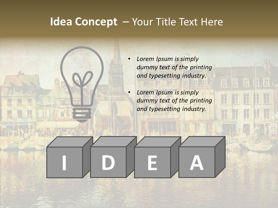 Ancient Touristic Atlantic PowerPoint Template