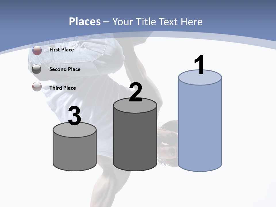 Fitness Exercise Break Dance PowerPoint Template