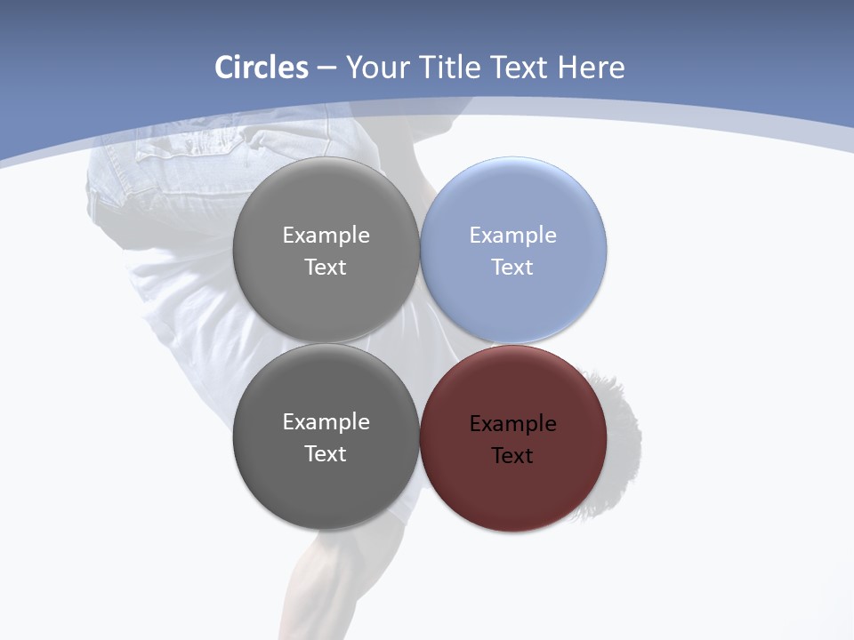 Fitness Exercise Break Dance PowerPoint Template