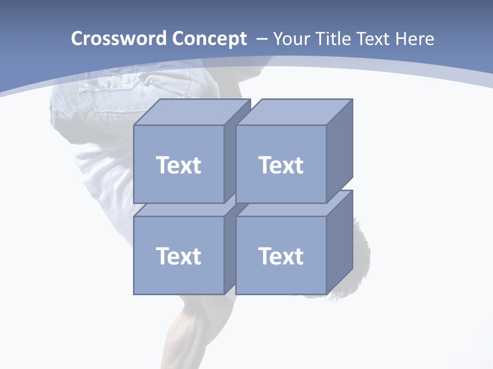 Fitness Exercise Break Dance PowerPoint Template