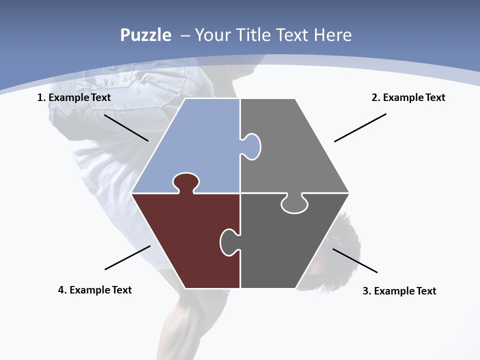 Fitness Exercise Break Dance PowerPoint Template