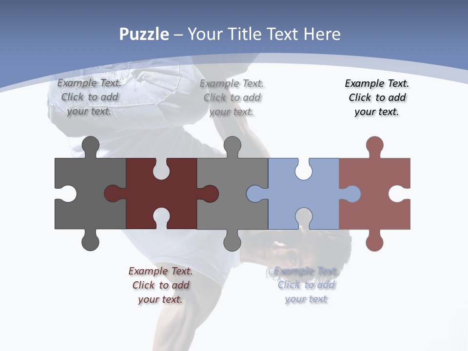 Fitness Exercise Break Dance PowerPoint Template