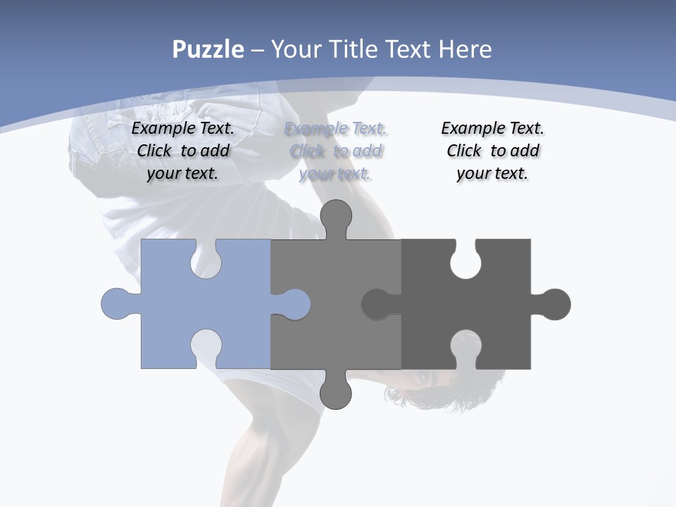 Fitness Exercise Break Dance PowerPoint Template