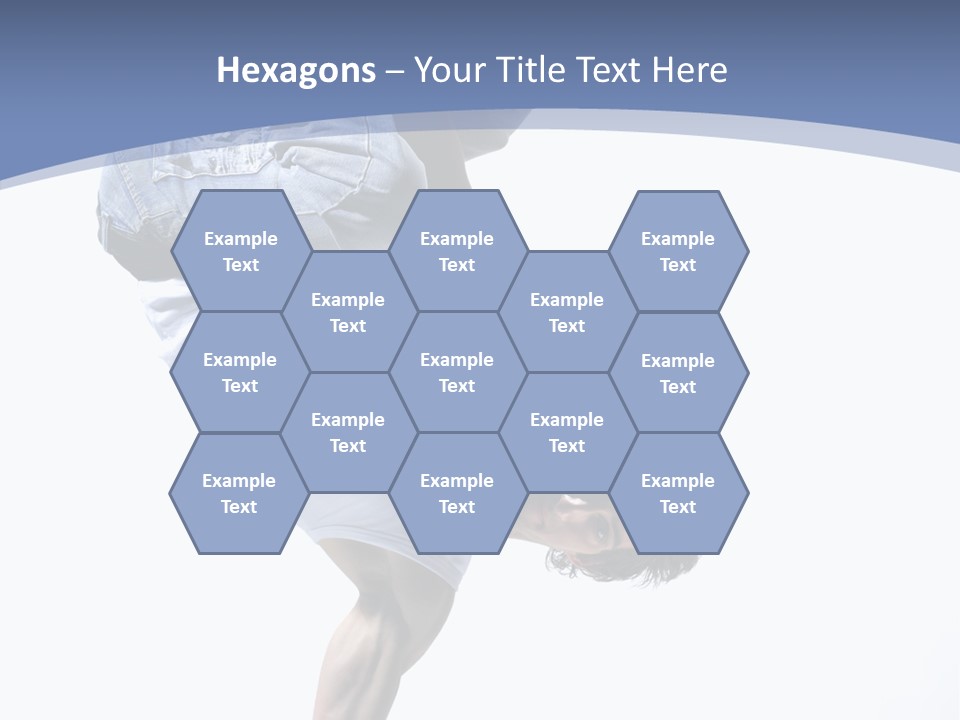 Fitness Exercise Break Dance PowerPoint Template