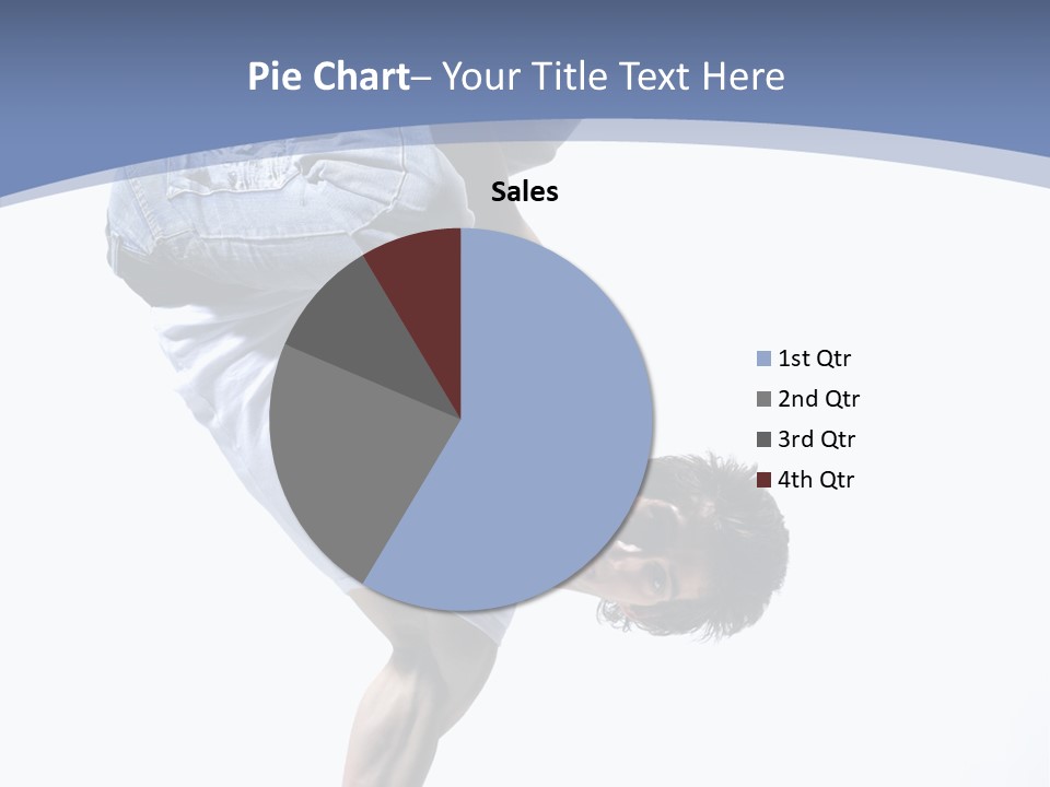 Fitness Exercise Break Dance PowerPoint Template