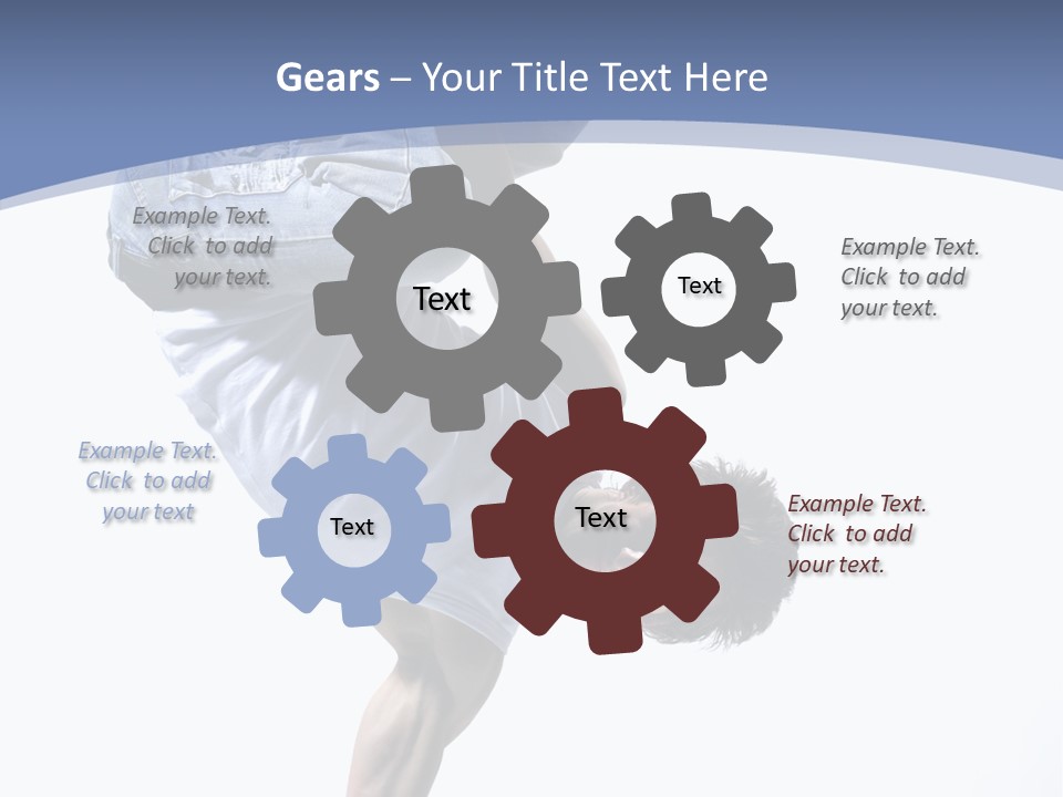 Fitness Exercise Break Dance PowerPoint Template