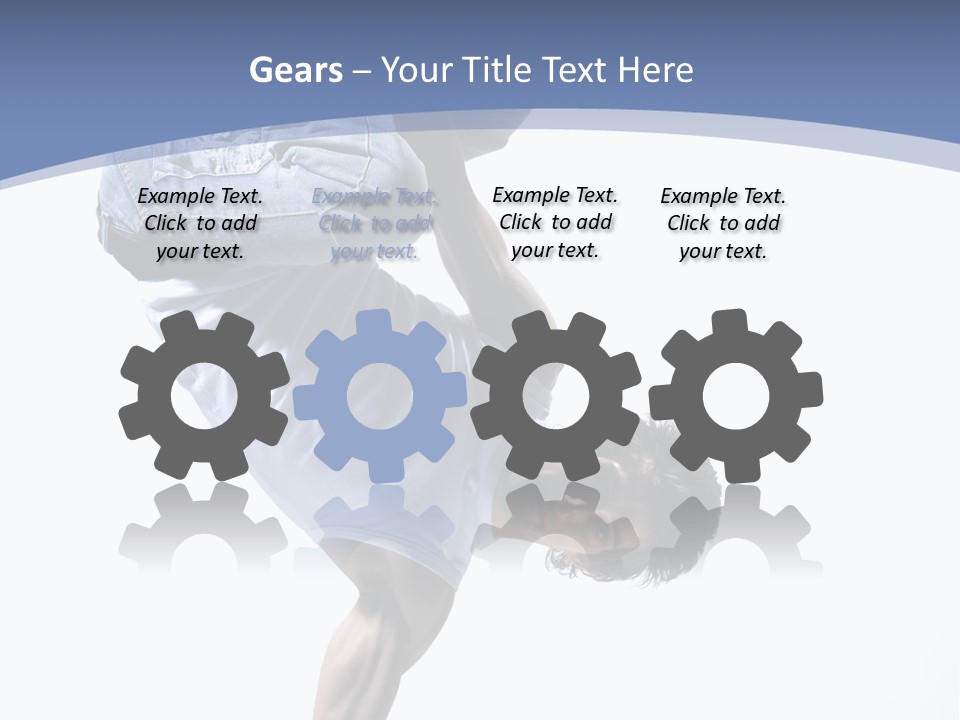 Fitness Exercise Break Dance PowerPoint Template