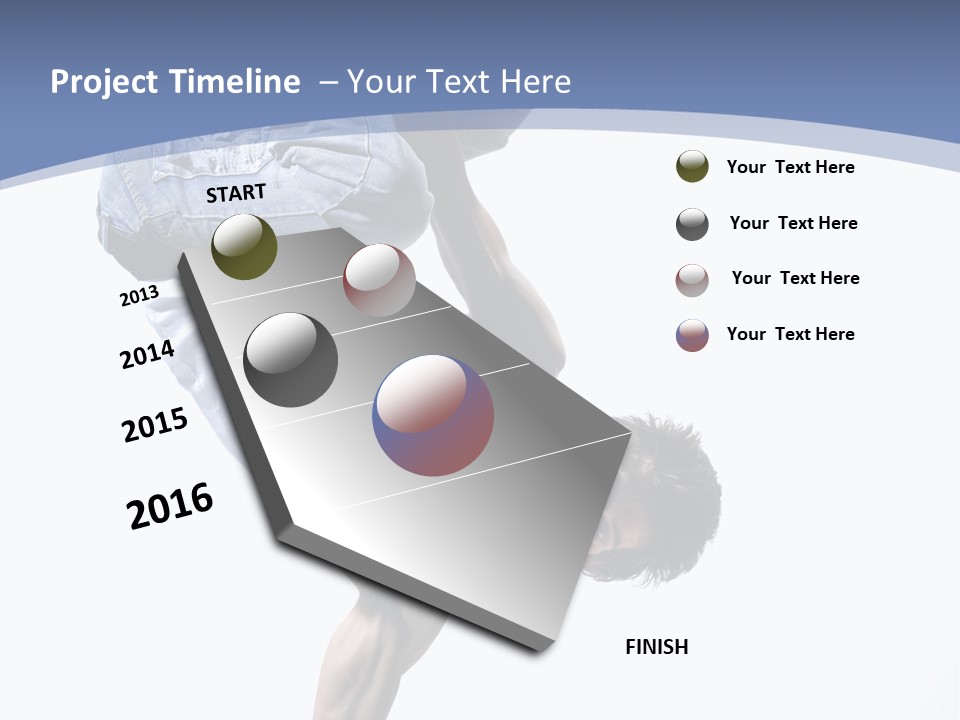 Fitness Exercise Break Dance PowerPoint Template