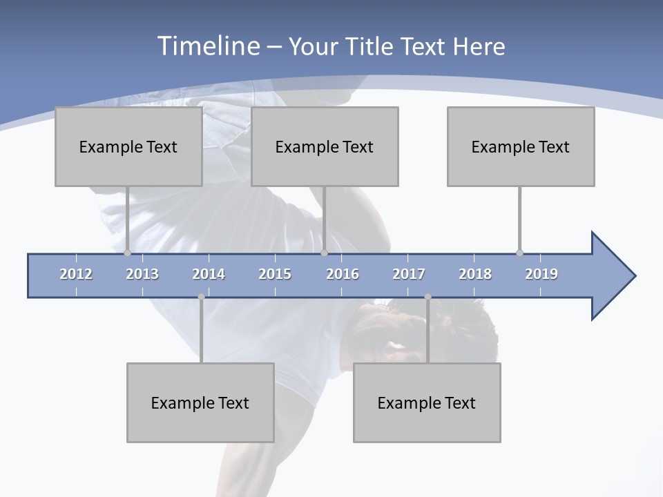 Fitness Exercise Break Dance PowerPoint Template