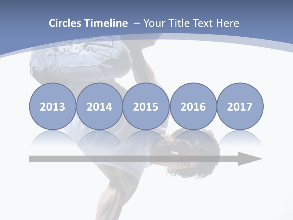 Fitness Exercise Break Dance PowerPoint Template