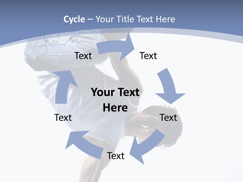 Fitness Exercise Break Dance PowerPoint Template