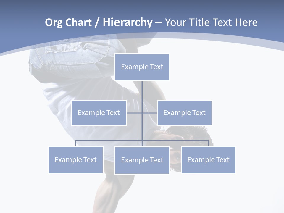 Fitness Exercise Break Dance PowerPoint Template