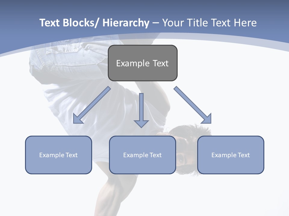 Fitness Exercise Break Dance PowerPoint Template