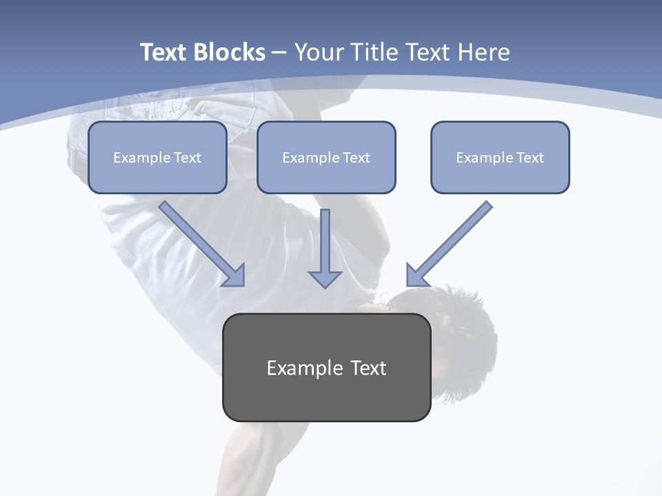 Fitness Exercise Break Dance PowerPoint Template