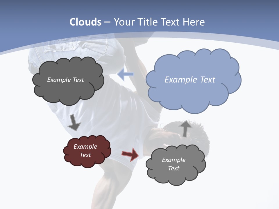 Fitness Exercise Break Dance PowerPoint Template