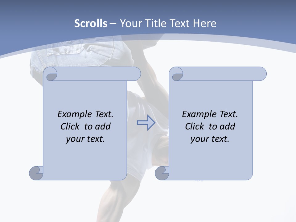 Fitness Exercise Break Dance PowerPoint Template