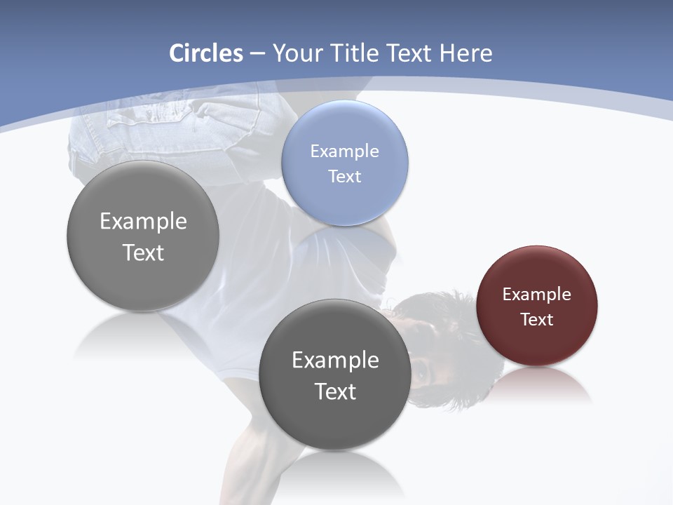 Fitness Exercise Break Dance PowerPoint Template