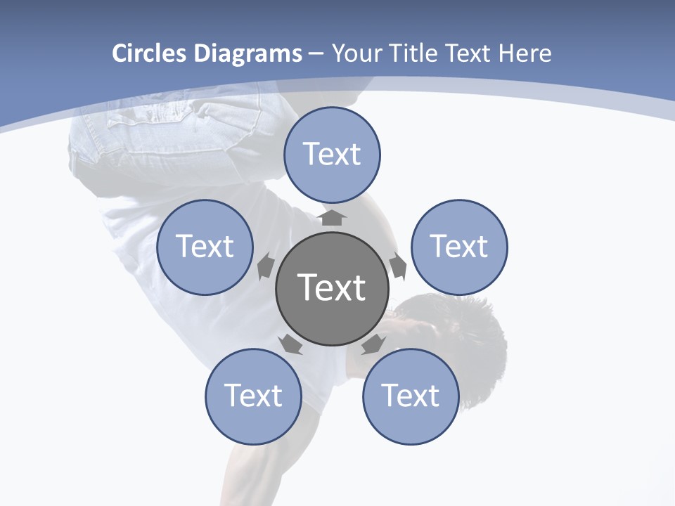 Fitness Exercise Break Dance PowerPoint Template