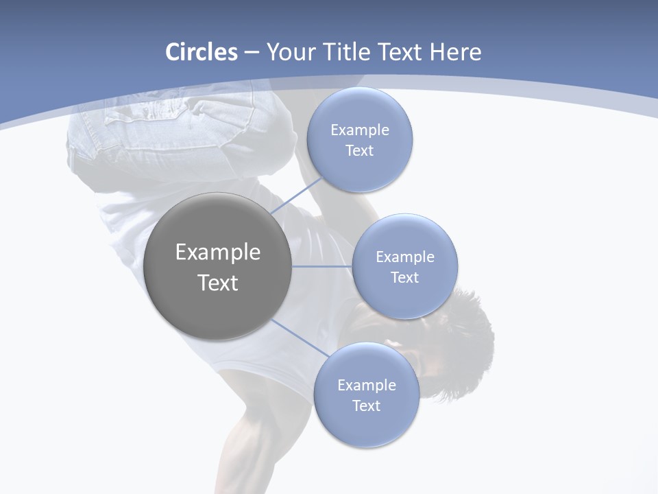 Fitness Exercise Break Dance PowerPoint Template