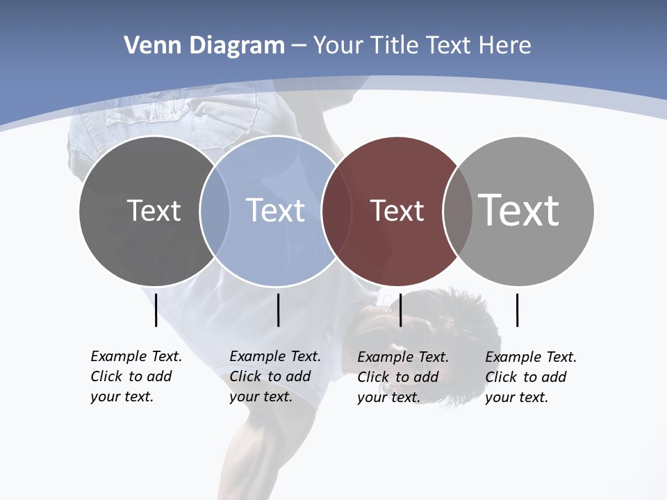 Fitness Exercise Break Dance PowerPoint Template