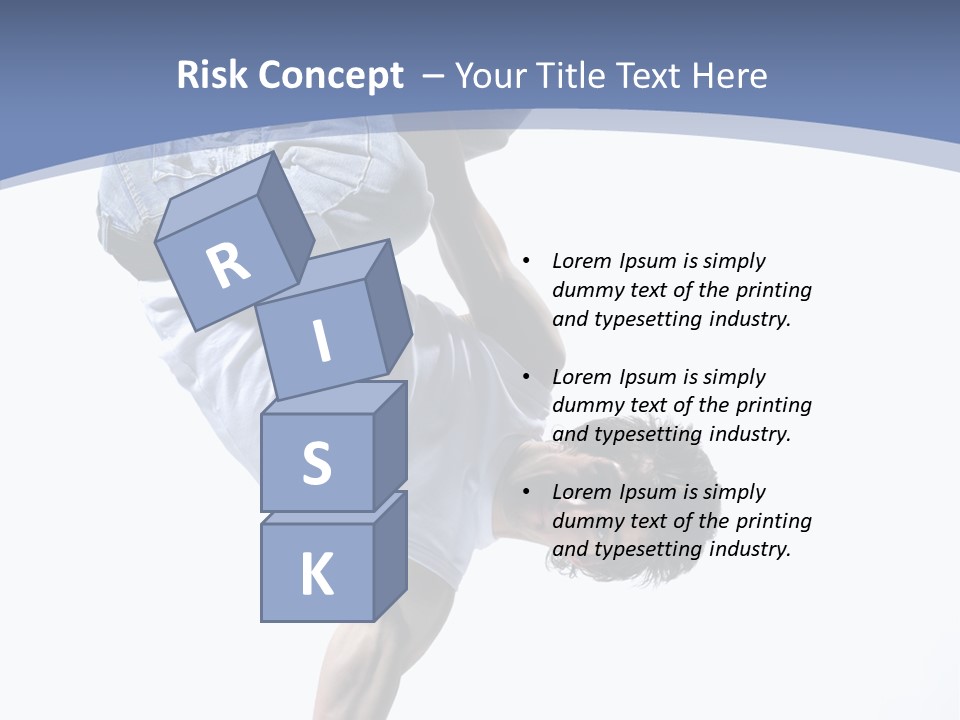 Fitness Exercise Break Dance PowerPoint Template