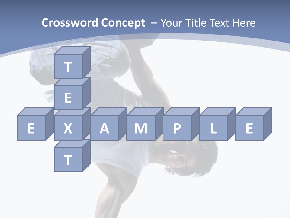 Fitness Exercise Break Dance PowerPoint Template