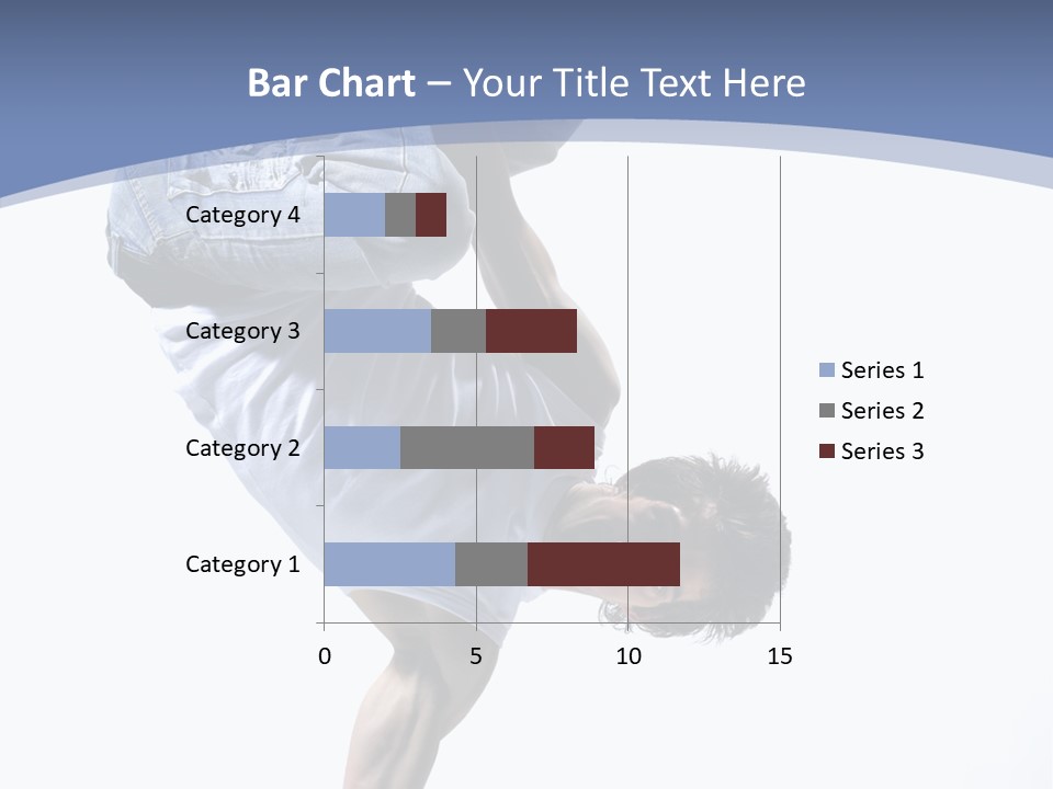 Fitness Exercise Break Dance PowerPoint Template