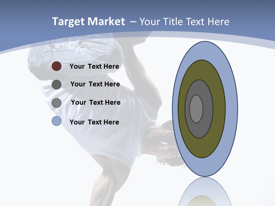 Fitness Exercise Break Dance PowerPoint Template