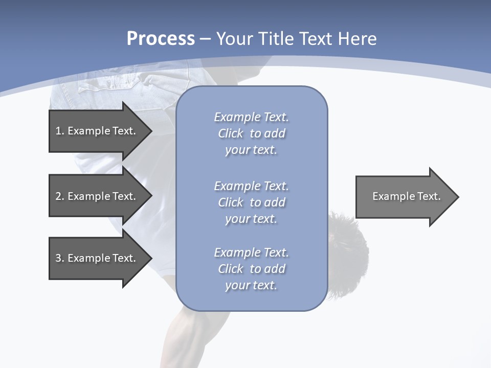 Fitness Exercise Break Dance PowerPoint Template