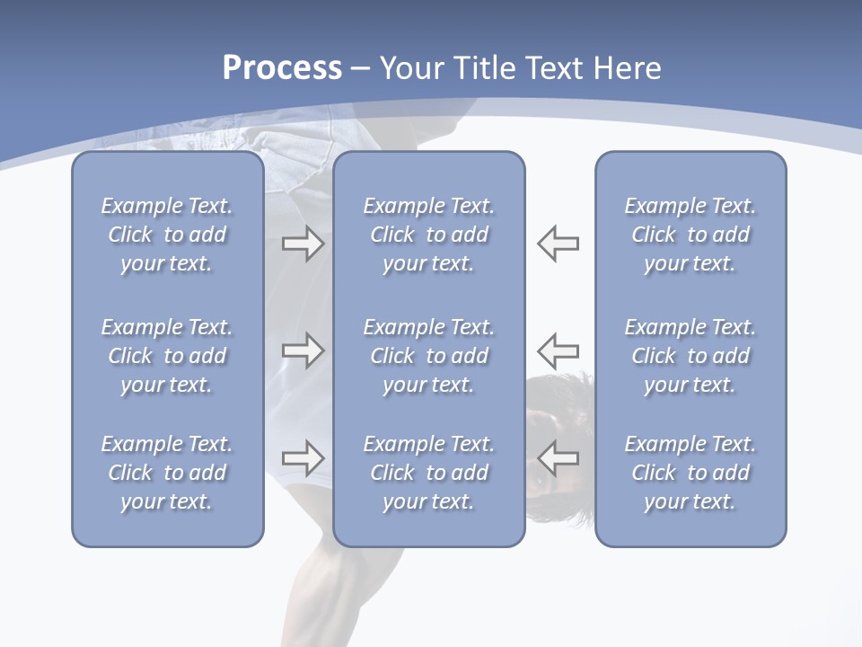 Fitness Exercise Break Dance PowerPoint Template