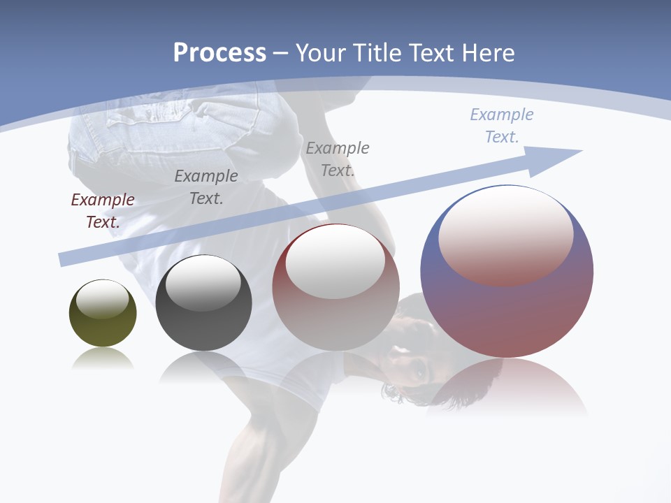 Fitness Exercise Break Dance PowerPoint Template